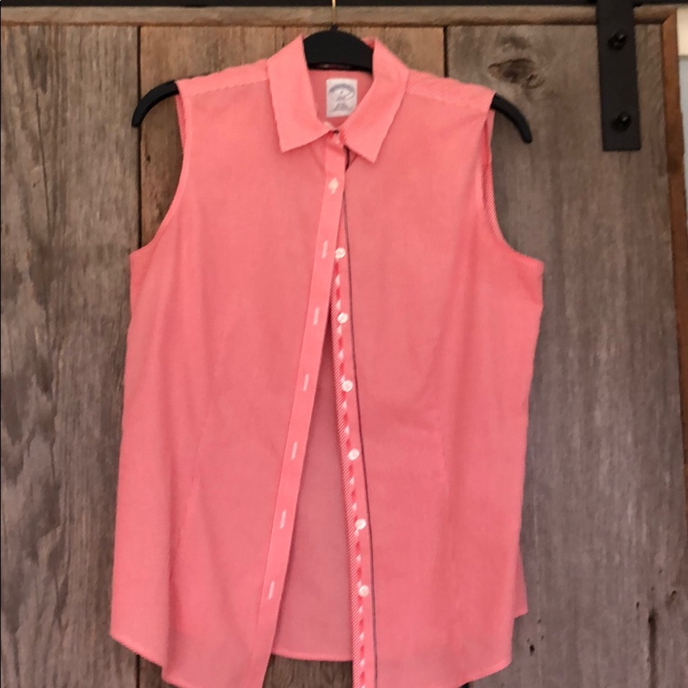 Brooks Brothers no-iron sleeveless shirt